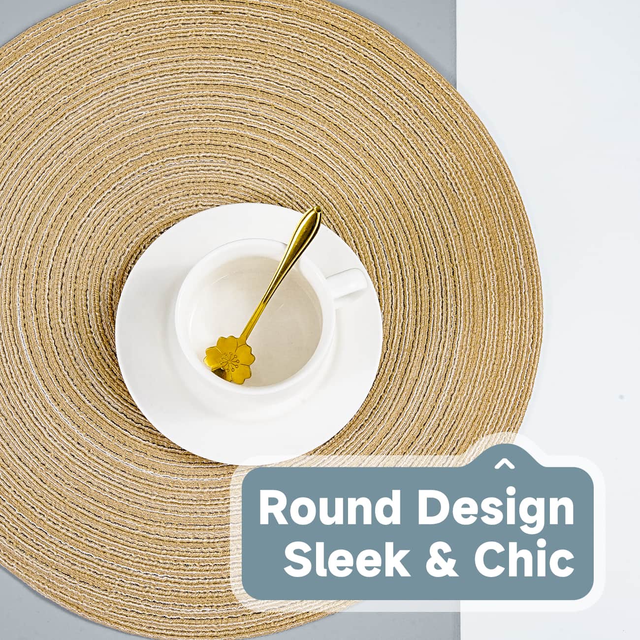 placemat 6970992289681-coffee brown