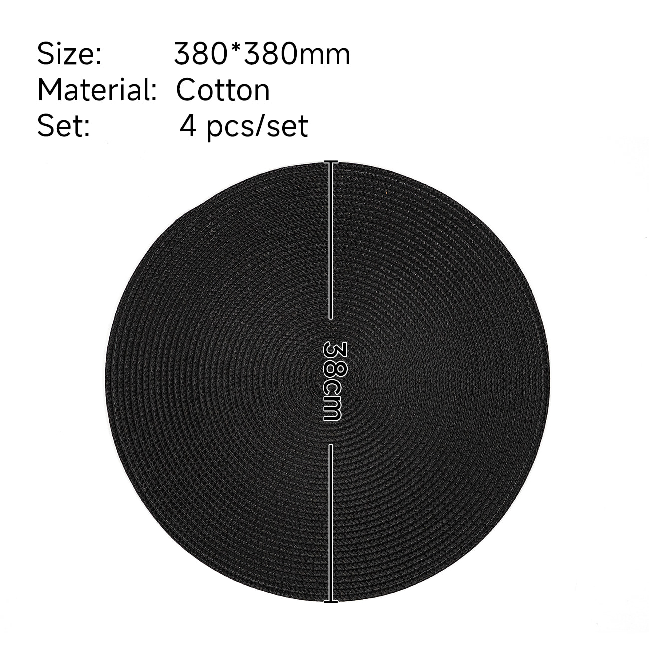 placemat 6970992289698 -black